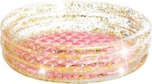 babybadje glitter 57103NP 86 x 86 x 25 cm PVC roze/goud