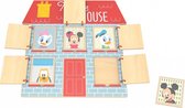 vormenpuzzel Mouse House junior hout 5 stukjes