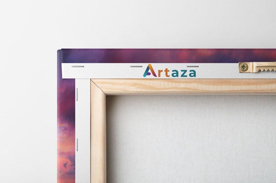 Artaza - Peinture sur toile - Crucifixion de Jésus-Christ - Trois croix - 60x30 - Tableau sur toile - Impression sur toile