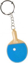 sleutelhanger tafeltennis 6,5 cm blauw