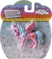 eenhoorn Pocket Unicorn meisjes roze/slotje