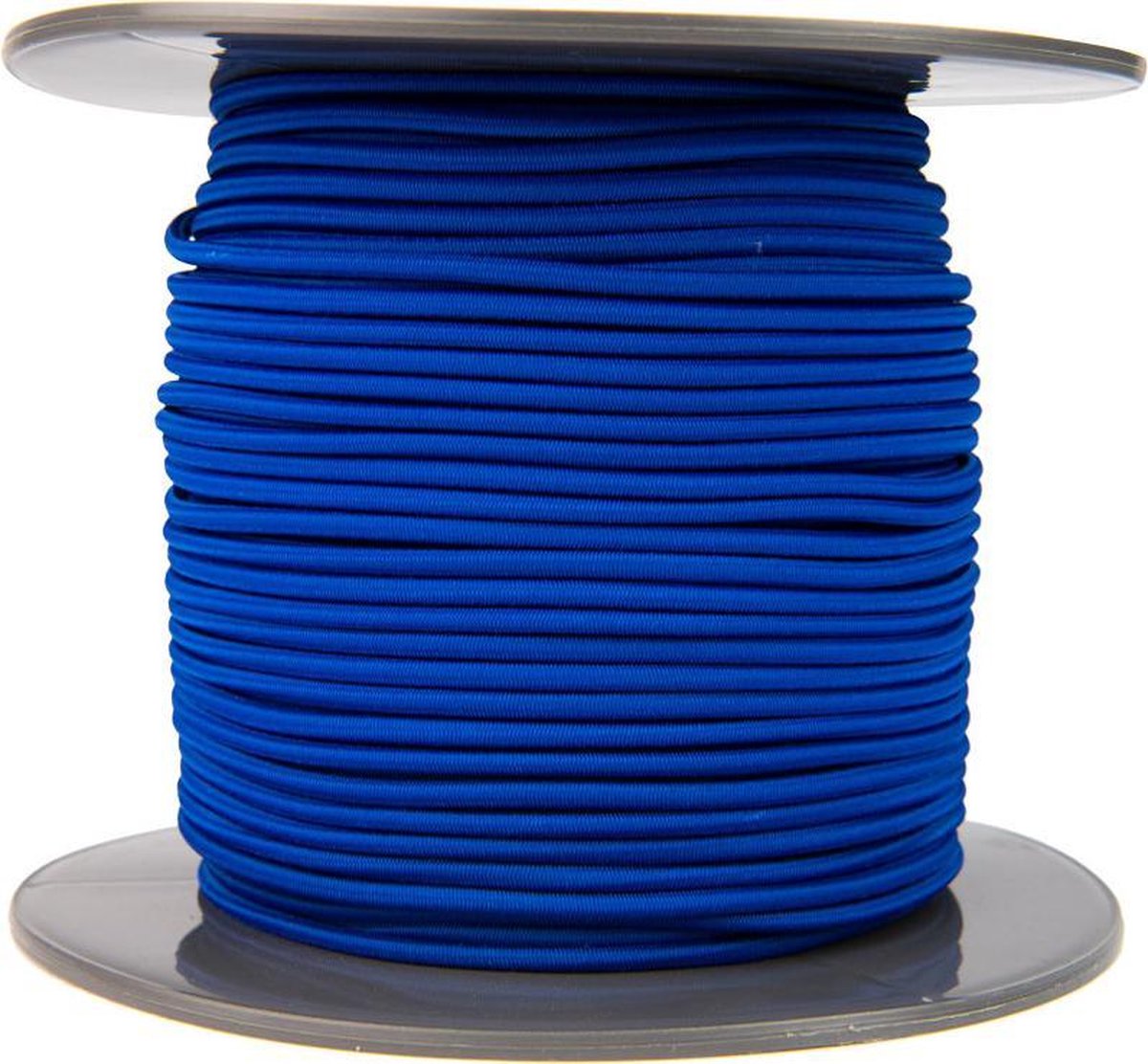 Afdekzeilwinkel - Elastisch koord 4mm blauw op rol - 25 meter