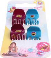 haarclipjes Soy Luna 4 stuks blauw/paars