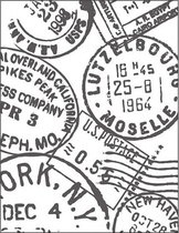 embossingfolder 11 x 14 cm stempels