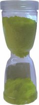 speelzand zandloper junior 14 cm geel