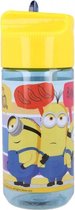 drinkfles Minions junior 430 ml tritan geel/blauw