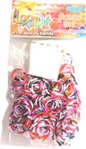 loombands Rainbow Stripes junior rubber 300-delig