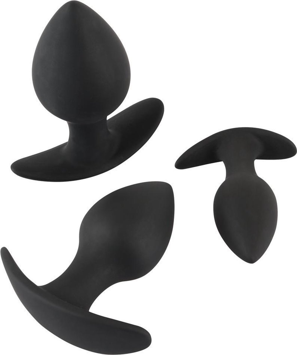 Goedkoopste 3-Delige Anaal Trainer Set - Zwart