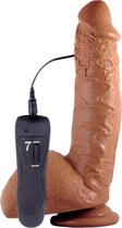 NS Novelties - Shane Diesel Vibrating Dildo - Dildos Vibrating Lichte Beige