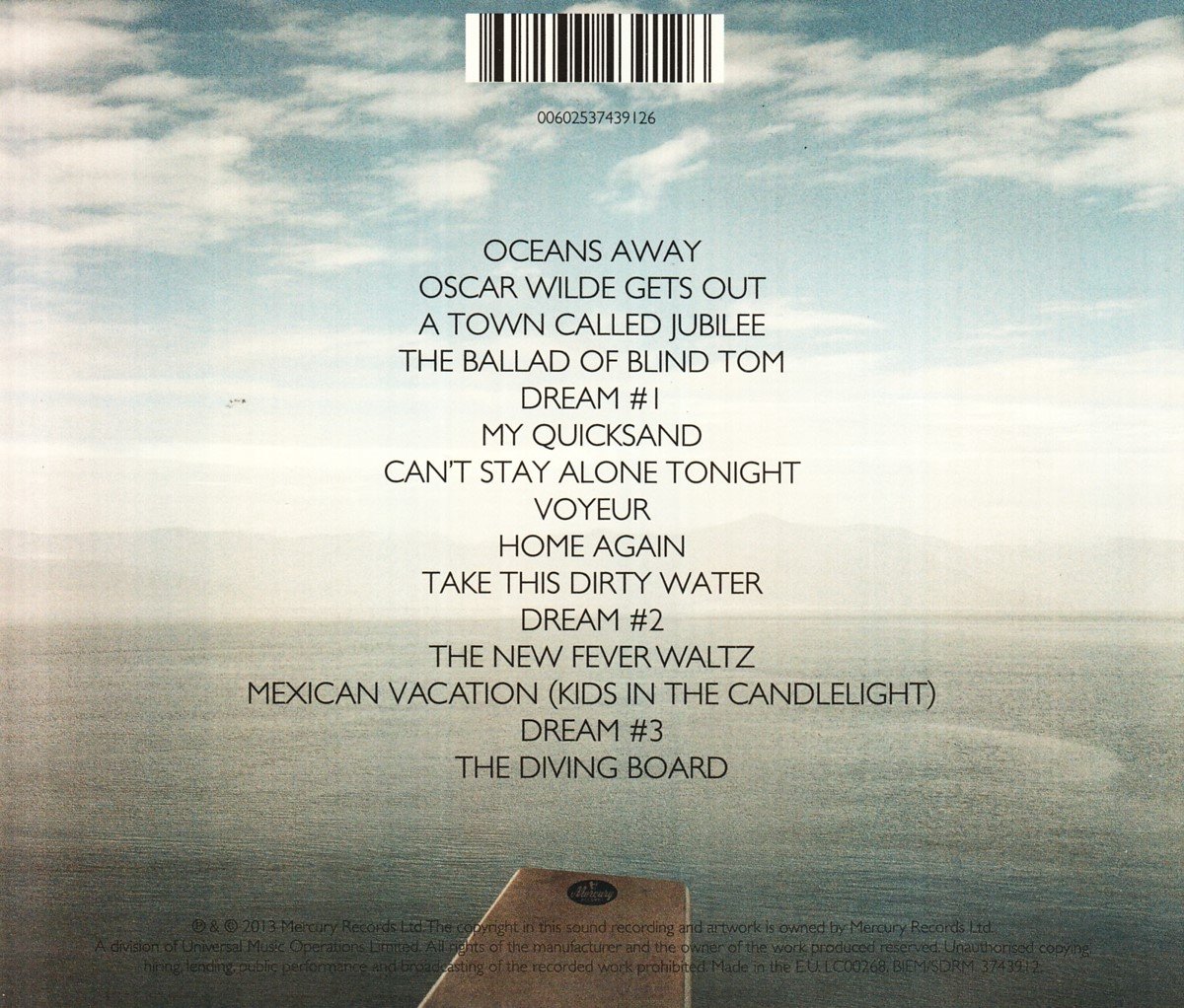 Elton John The Diving Board (CD), Elton John CD (album) Muziek