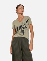 TAIFUN T-shirt met applicatie EcoVero