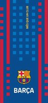 strandlaken FC Barcelona 70 x 140 cm katoen blauw/rood