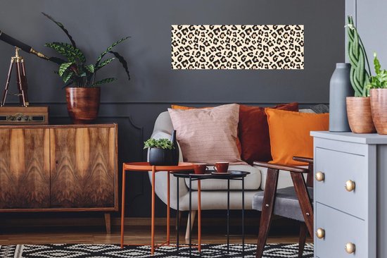 Stickers muraux - Imprimé Animal - Panthère - Wit - 90x30 cm - Film Adhésif