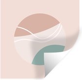 Stickers muraux - Film autocollant - Été - Balle de tennis - Pastel - 120x120 cm - Film adhésif - Stickers muraux Chambre d'enfant - Papier peint autocollant XXL - Papier peint autocollant - Film autocollant