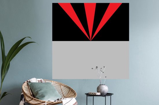 Stickers muraux - Film autocollant - Anniversaire - 60 ans - Rayures - 120x120 cm - Film adhésif - Stickers muraux muraux Chambre d'enfant - Papier peint autocollant XXL - Papier peint autocollant - Film autocollant