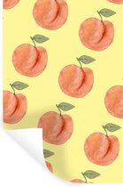 Stickers muraux - Film autocollant - Pêches - Aquarelle - Modèles - 20x30 cm - Film adhésif - Stickers muraux Chambre d'enfant - Papier peint autocollant