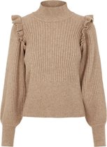 Object Trui Objdiva Knit Pullover Pb10 23036445 Chipmunk Dames Maat - S