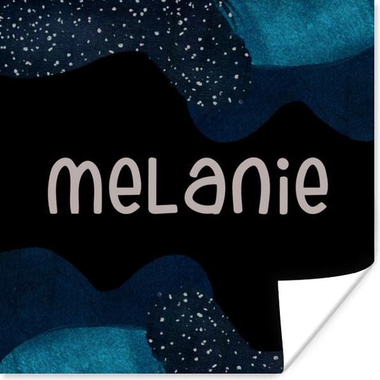 Poster Melanie - Pastel - Meisje - 50x50 cm