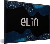 Fotolijst incl. Poster - Elin - Pastel - Meisje - 80x60 cm - Posterlijst