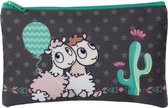 etui Lama Baby junior 20,5 cm polyester zwart