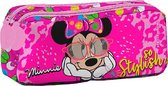 etui Minnie Mouse 21 x 10 x 6 cm polyester roze