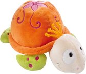 knuffel Schildpad Sula junior 25 cm pluche oranje/groen