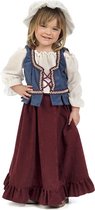 Middeleeuwen & Renaissance Kostuum | Middeleeuws Marktmeisje Marrigje Kostuum | Maat 86 | Carnaval kostuum | Verkleedkleding