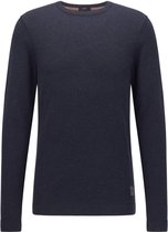 Hugo Boss T-shirt Longsleeve Tempest Donkerblauw - maat XL