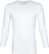 Garage Basic T-shirt Longsleeve Wit - maat L