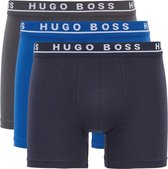 Hugo Boss Boxershorts Brief 3-Pack Open Blauw - maat S