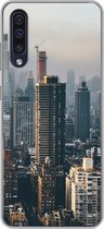 Geschikt voor Samsung Galaxy A50 hoesje - New York - Skyline - Amerika - Siliconen Telefoonhoesje