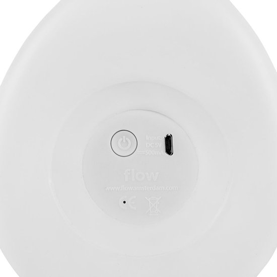 Flow Amsterdam - Moby Medium - Kinderlamp - Wit - Oplaadbaar - Multicolor van FLO — afbeelding 5