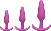 Naughty 1 Trainer Set - Pink - Butt Plugs & Anal Dildos