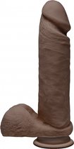 The D - Perfect D with Balls - 8 Inch - Chocolate - Realistic Dildos