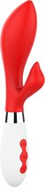 Achelois - Ultra Soft Silicone - 10 Speeds - Red - Silicone Vibrators