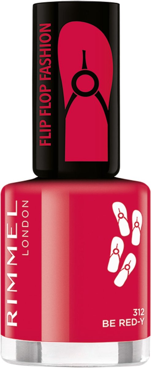 Goedkoopste Rimmel London 60 SECONDS FLIP FLOP SHADES Be Red-Y - Red
