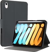 FONU SmartCover Folio Case iPad Mini 6 2021 - 8.3 inch - Pencilhouder - Donkergrijs