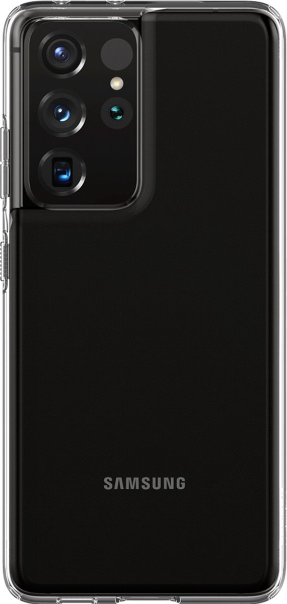 Spigen Liquid Crystal Hoesje Geschikt voor Samsung Galaxy S21 Ultra Transparant