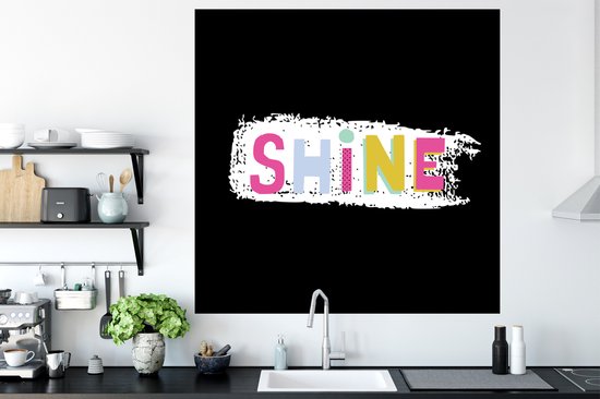 Stickers muraux - Été - Citation - Wit - 120x120 cm - Film Adhésif XXL