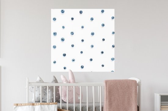 Stickers muraux - Été - Baie - Blauw - 80x80 cm - Feuille adhésive