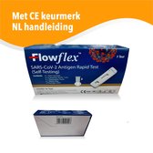 300 stuks Flowflex | CE0123 gekeurd | Per stuk verpakt | Nederlandse gebruiksinstructie | zelftest Covid19 thuistest | single pack | nederlands handleiding