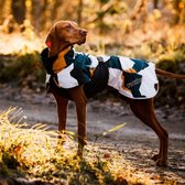 Rukka Pets Stormy Coat - Winterjas voor honden -  9 maten - Camouflage, Olijf - Kleur: Camouflage, Maat: Maat 35