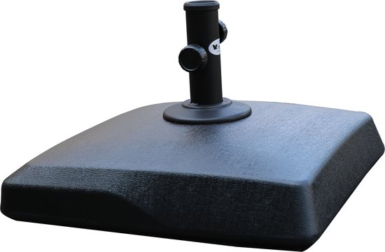 Outsunny Vulbare Parasolvoet Tot 25 Kg, Vierkante Parasolhouder Gewicht Voor Parasol 38 48 Mm~1sqoisko1ko00