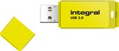 Usb-stick integral 64gb 3.0 neon geel | Blister a 1 stuk