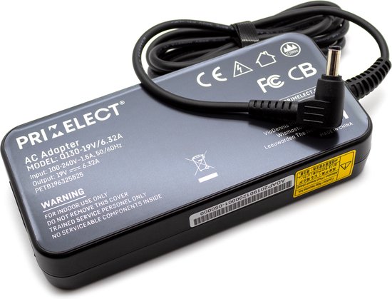 Laptop oplader 120W 19V 6,32A 5,5&#...