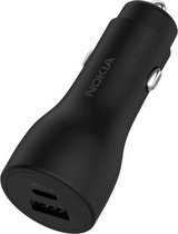 Nokia Dual Fast Car Charger + USB-C Cable - 18W