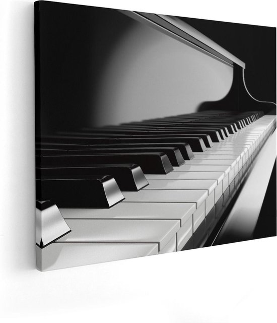 Tissu piano et notes de musique noir et blanc