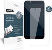 dipos I 2x Pantserfolie helder compatibel met Shift 6mq Beschermfolie 9H screen-protector