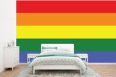 Behang - Fotobehang Pride - Regenboog - Love - Breedte 350 cm x hoogte 260 cm