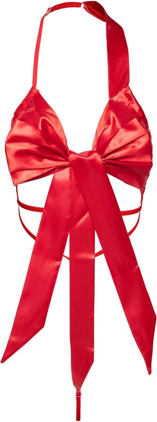 Noeud de lingerie | Body string rouge | Surprise sexy pour anniversaire |  Taille... | bol.com